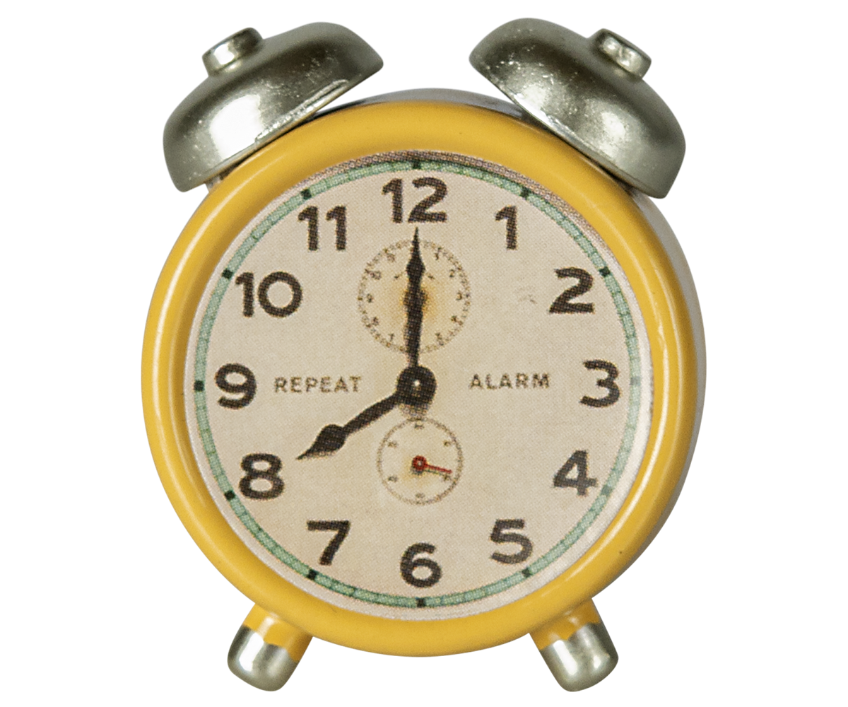 Maileg Alarm Clock - Yellow 11-5100-02