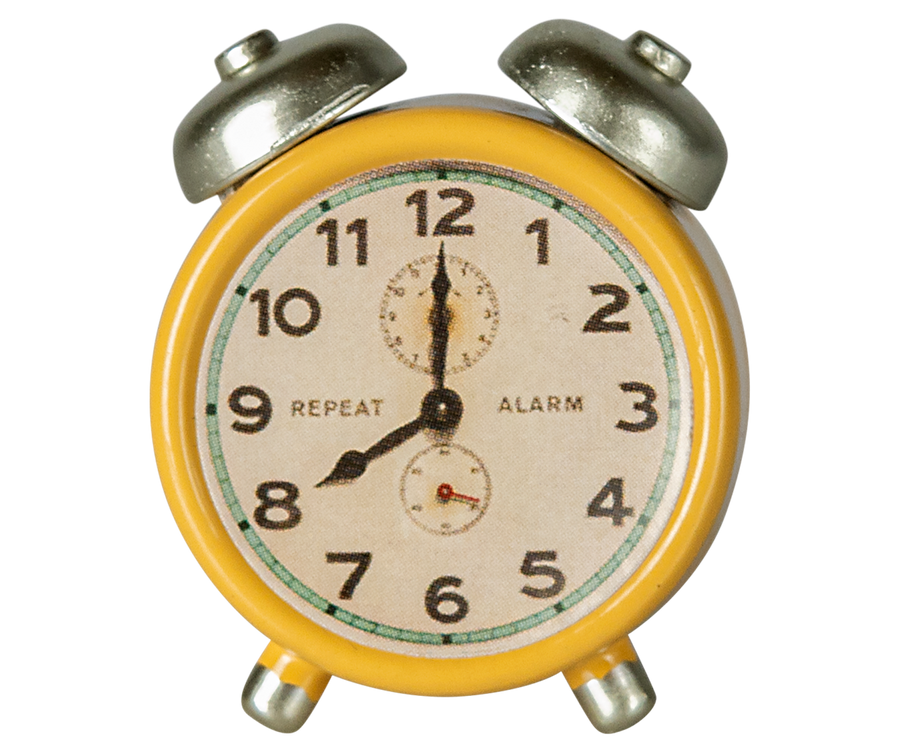 Maileg Alarm Clock - Yellow 11-5100-02