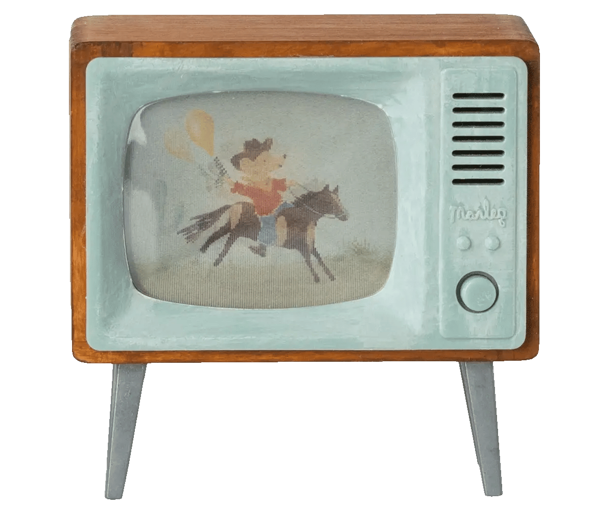 maileg mouse television
