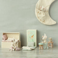 Maileg Dream and Tooth Fairy Mouse In A Matchbox - Blue