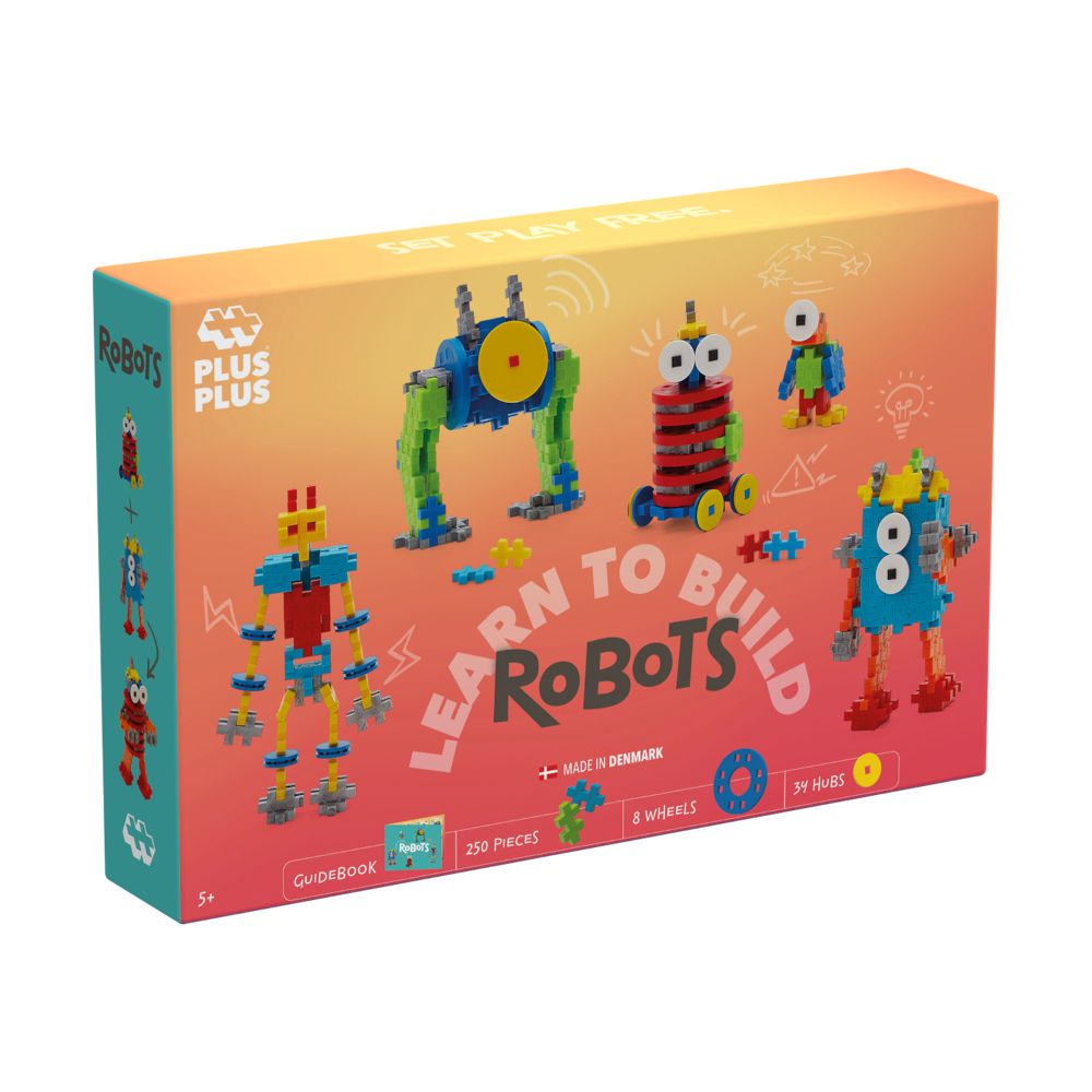 Plus Plus Learn to Build Robots set