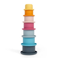 Bigjigs Toys Silicone Stacking Cups for Babies and Toddlers