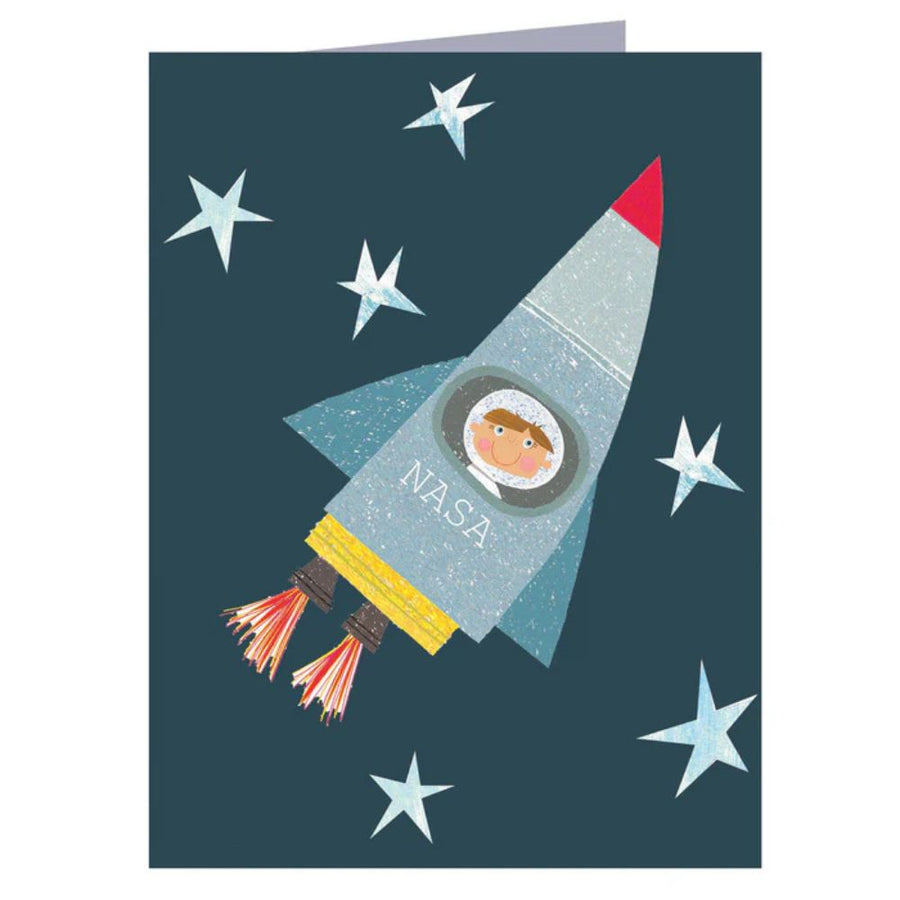 Spaceman Greeting Card