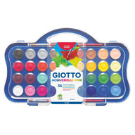 Giotto Box of 36 Mini Watercolour Paints – Portable Paint Set for Kids