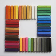 24 Assorted Coloured Soft Pastels