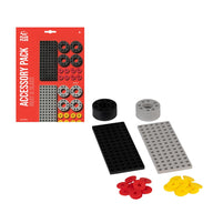 Accessory Pack for Plus Plus Building Bricks - Grey / Black