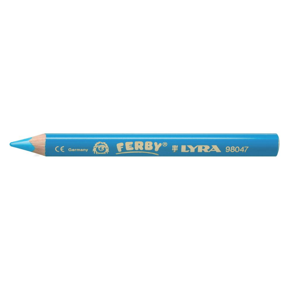 Lyra Ferby Lacquered Pencil 12pcs Set - Chunky Colouring Pencils for Kids