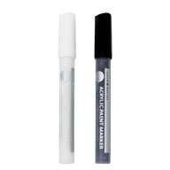 Daler Simply Acrylic Marker Set White & Black 2 Piece