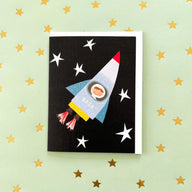 Spaceman Greeting Card