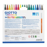 Giotto Turbo Color Felt Tip Pen 36pcs Set