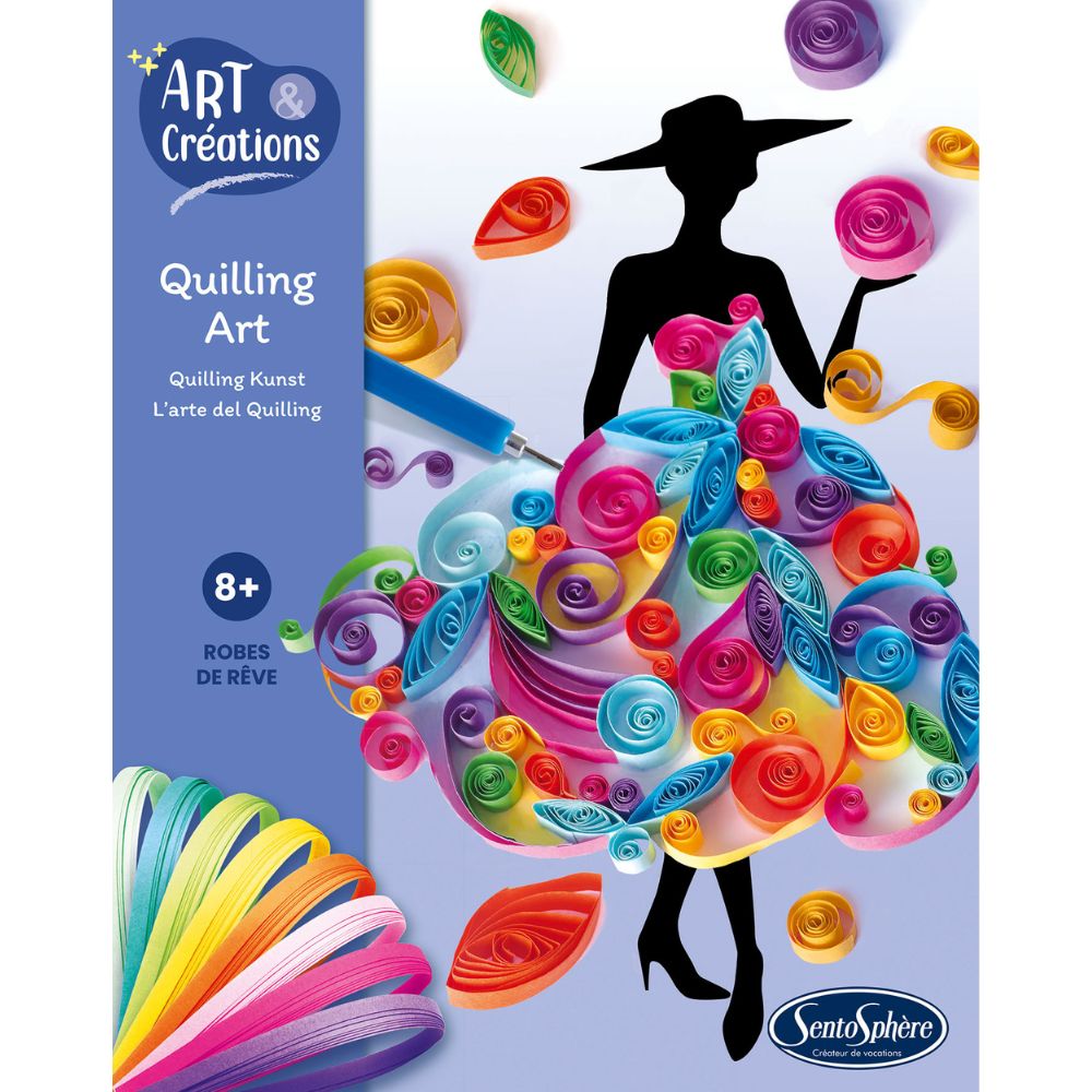 Sentosphere Quilling Art - Fantasy Dresses