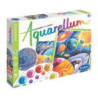 Aquarellum Glow In The Dark Space Cosmos - Painting by Numbers