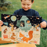 eeBoo Space Exploration 20 Piece Jigsaw Puzzle