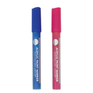 Daler Simply Acrylic Marker Set Pink & Blue 2 Piece