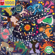 EeBoo Zodiac 1000 Piece Glow In The Dark Family Puzzle