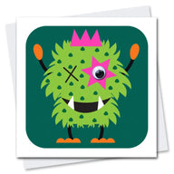 Kids Monster Birthday Card