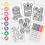 Scented colouring set