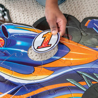 Peaceable Kingdom Shiny Racecar Floor Puzzle