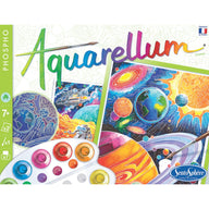 Aquarellum Glow In The Dark Space Cosmos - Painting by Numbers