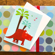 Dinosaur Greeting Card