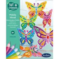 Sentosphere Stained Glass Butterfly Mobile