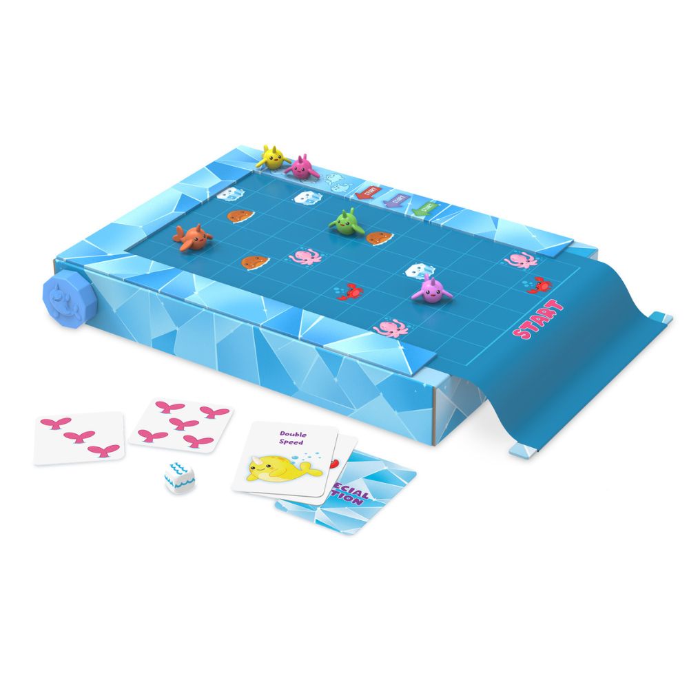 Peaceable Kingdom Narwhal Waterfall Cooperative Game for Kids