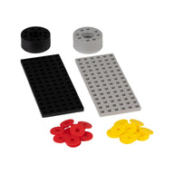 Accessory Pack for Plus Plus Building Bricks - Grey / Black