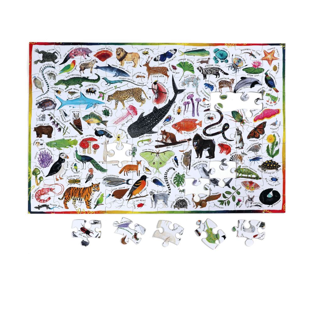 Eeboo Beautiful World 100 Piece Puzzle
