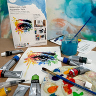 Daler Simply Watercolour Eyes Painting Activity Set