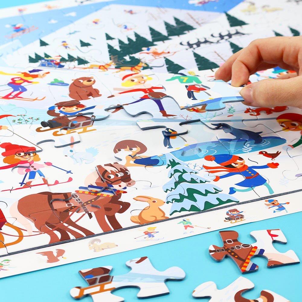 Calypto Jigsaw Puzzle - Search & Find Winter Sports 100 pieces