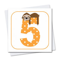 Kids age Birthday Card