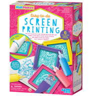 4M Kidzmaker Easy-To-Do Screen Printing Kit for Kids aged 5 years+