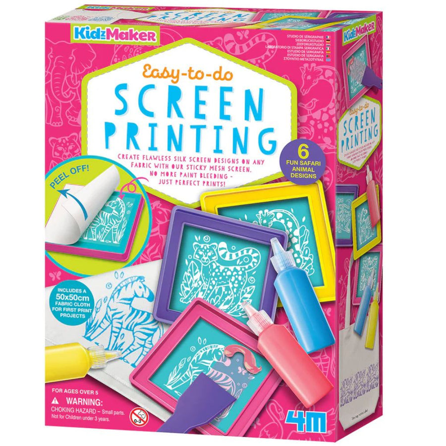 4M Kidzmaker Easy-To-Do Screen Printing