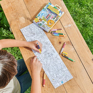 Eeboo Wild Animals mini colouring poster
