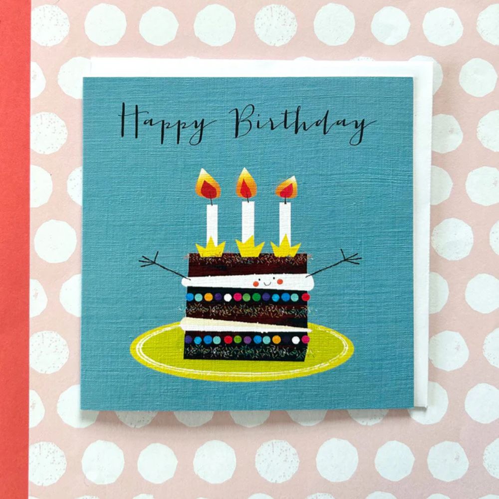 Happy Birthday Cake Birthday Card