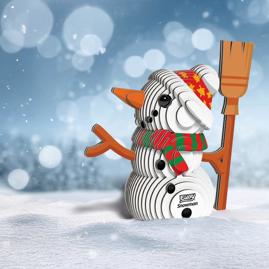 EUGY Snowman - Kids Cardboard Craft Kit
