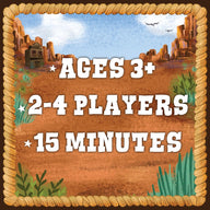Peaceable Kingdom Meowdy Partner - The Cowboy Matching Game