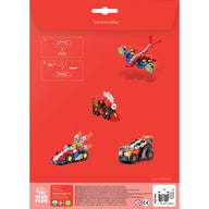 Accessory Pack for Plus Plus Building Bricks - Grey / Black