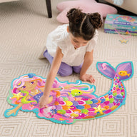 Peaceable Kingdom Shimmery Magical Mermaid Floor Puzzle