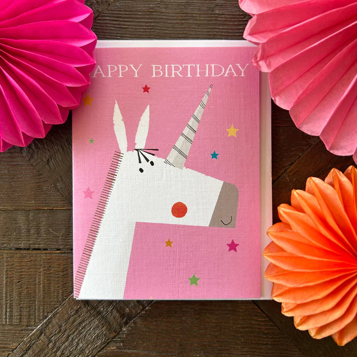 Unicorn Birthday Card