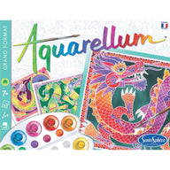 Aquarellum Dragons Painting by Numbers