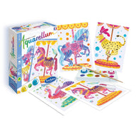 Aquarellum Mini Merry Go Round - Paint by Numbers for Kids