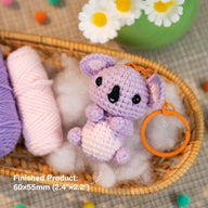 Amigurumi Crochet Beginners Kit - Cuddling Koala