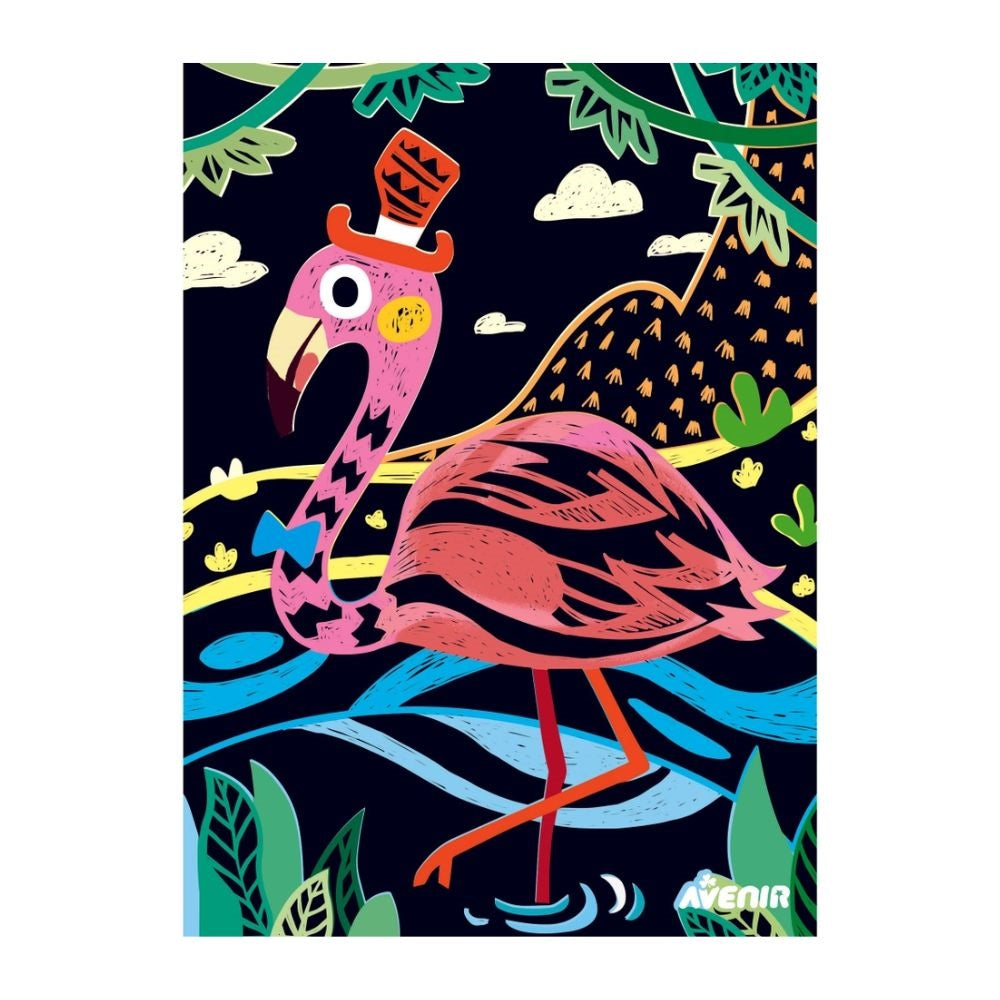 Avenir Scratch Art for Kids - Magic Birds