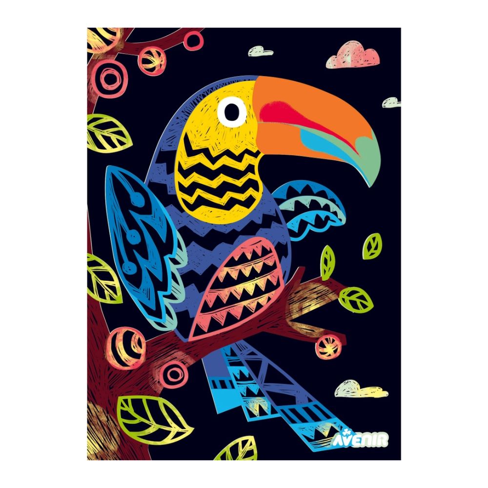 Avenir Scratch Art for Kids - Magic Birds