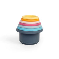 Bigjigs Toys Silicone Stacking Cups for Babies and Toddlers