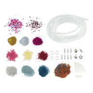 glitter bracelet jewellery making kit