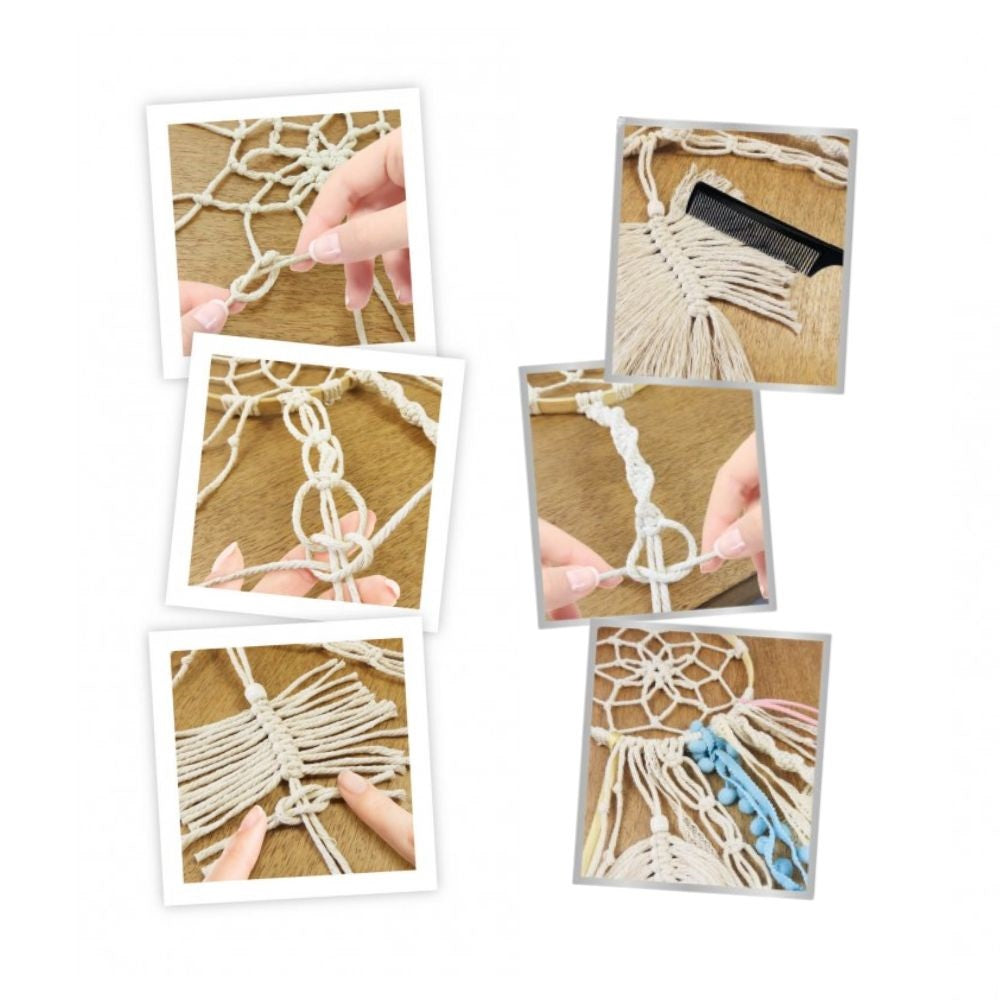 Buki France Make Your Own Macrame Dreamcatcher - Wonky