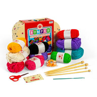 Buttonbag Bumper Knitting & Crochet Kit – Learn to Knit & Crochet