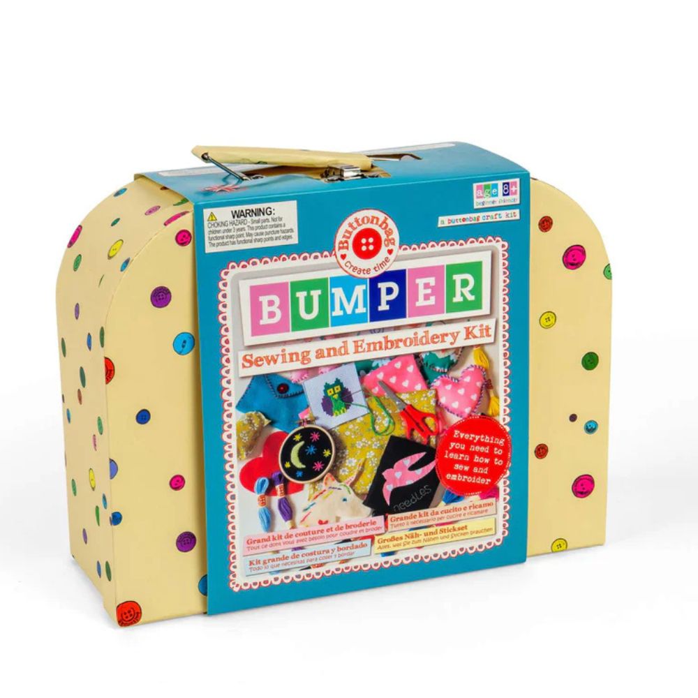 Buttonbag Bumper Sewing & Embroidery Kit